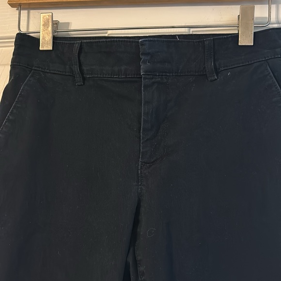 Straight leg black LOFT slacks size 4P - Picture 2 of 5